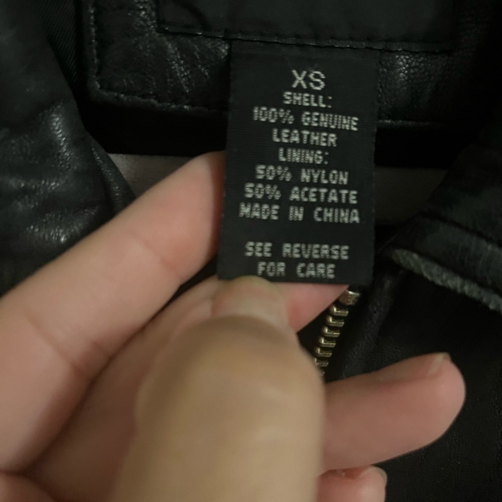 The Limited Black Leather Jacket - Picture 2 of 6